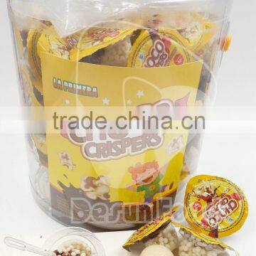 sweet Choco cup with crispers popcorn candy