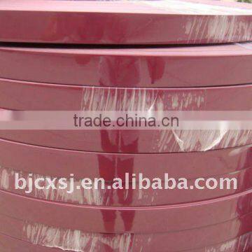 most popular pre-glued plastic melamine/pvc edge banding