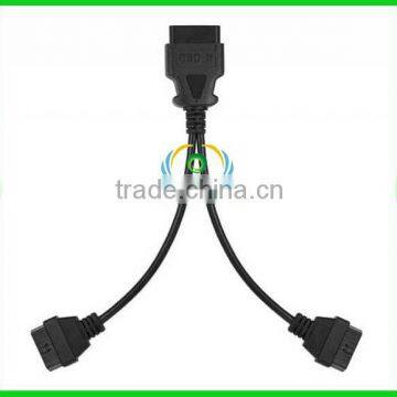 wholeseal for OBD II Splitter Cable, J1962M to 2 J1962F, 1 Ft, OBD2