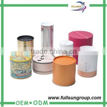 Factory price tea round carboard candle tin