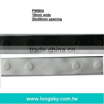 plastic snap button closure for blouse (#PWB04)