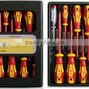 D258-18 8 PCS VDE insulated electrical screwdriver set
