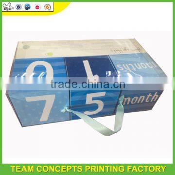 Cardboard Baby Photo Age Prop Blocks photo-4