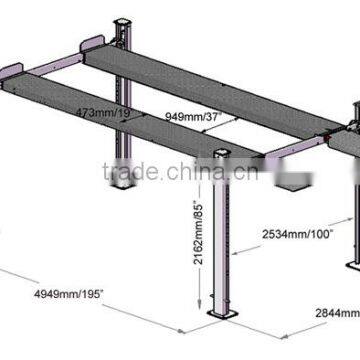 automatical Four post vetically parking equipment