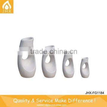 Golden Finish Large Fiberglass Pots/Airport Fiberglass Decoration