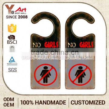 hotselling Factory Price custom printing Iron Letter door sign hanger