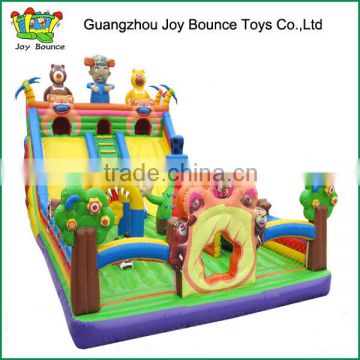 Popular Cartoon Cheap Park Jumping Inflatable Playground For Sale