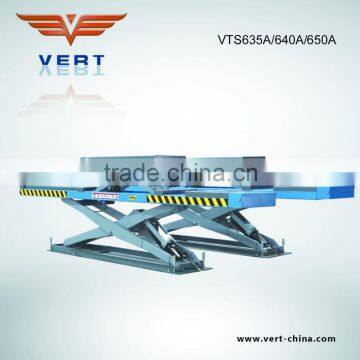 5000kgs lifting capacity wheel alignment scissor lift with dual cylinder hydraulic VTS650A