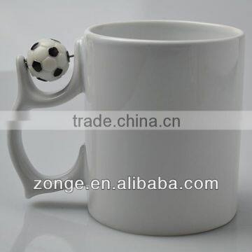 11oz Football Handle Sublimation Mug Factory