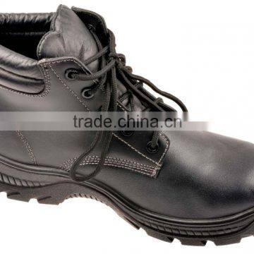 Anti-Puncture PU Injection Slip Suede Leather Safety Boots photo-3