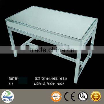 Glass Top Console Table