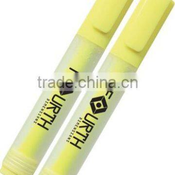 Wholesale Yellow Chisel Tip Frosted Barrel Highlighters