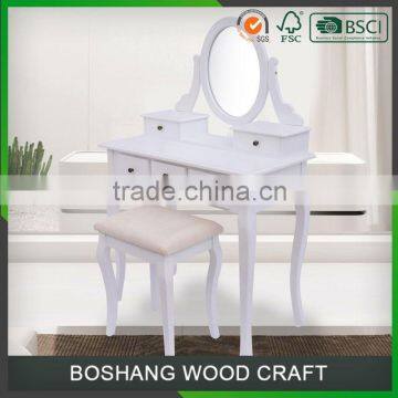 Wholesale Alibaba Pink Mirrored Dressing Table