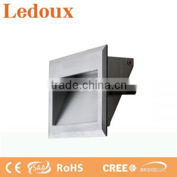 1w Middle Size Led Wall Recessed Light For Stair