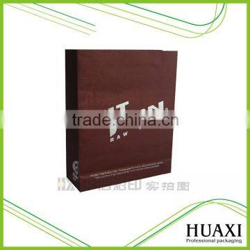 Huaxin High quality recycled brown paper shopping bag