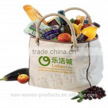 100% cotton bag/ cotton shopping bag