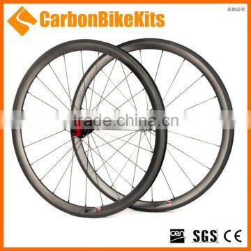 CarbonBikeKits Super light 700c carbon 38mm tubular wheels SL38T