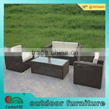 outdoor furniture round rattan sofa set