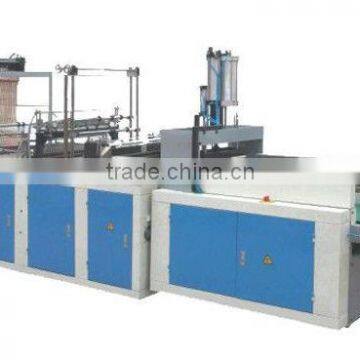Best Sell High Speed Double Line Hot Sealing Hot Cutting T-shirt Bag Making Machine