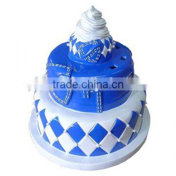 fiberglass birthday cake sculpture decorations