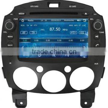 2 DIN Car DVD Player TouchScreen GPS Navigation For MAZDA 2 2007-2014 photo-3