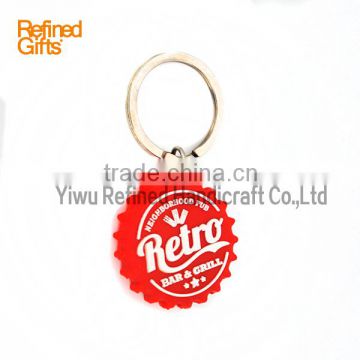 Creative red Blue shell keychain Personalized pvc rubber sun Capsule Keychain