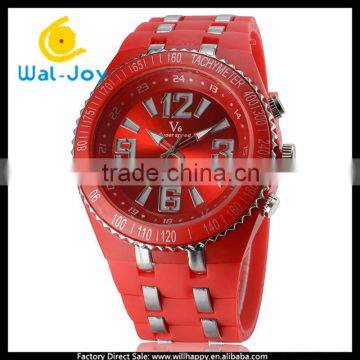 WJ-5414 Big Face Silicone Trendy Attractive Top Brand V6 Night Luminous Men and Women Watch photo-6