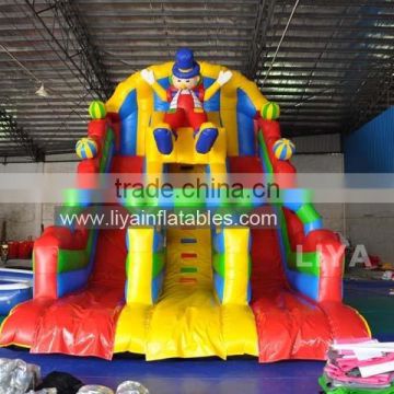 EN14960 New designed inflatable slide with obstacle,inflatable obstacle slide