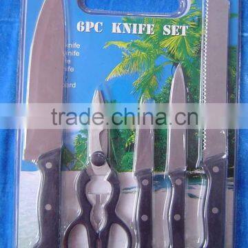 6Pcs Cutlery Knife Set