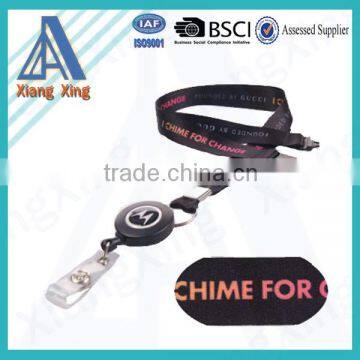 Polyester promotional id badge neck strap lanyard