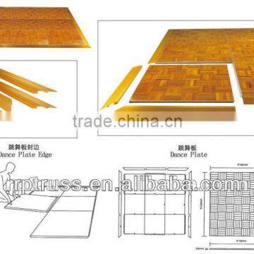 1mx1m portable teakwood dance floor with complete specification at Factory price