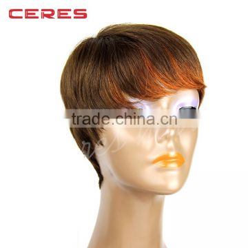 cheap short alibaba express hair wig rocker wig for women