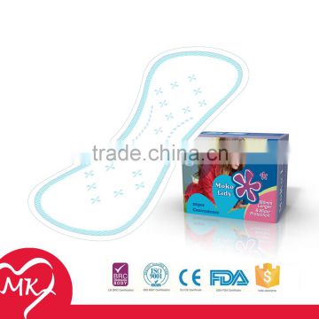 Factory wholesale stock best selling price cheap panty liners for women color napkin