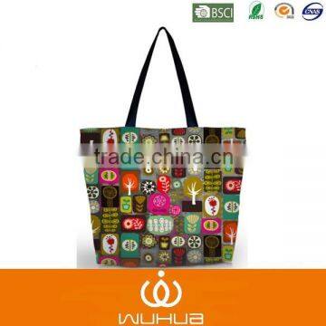 600D polyester printing cheap shopping tote bag