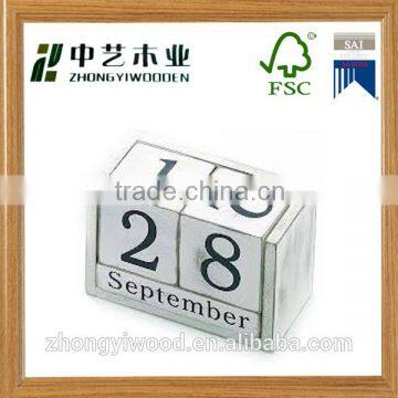 high qualitywooden calendar pepartual handmade advant wooden calender