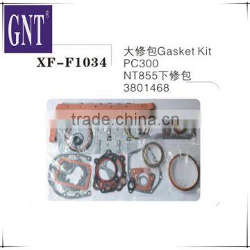 3801468 excavator PC300 NT855 down gasket kit