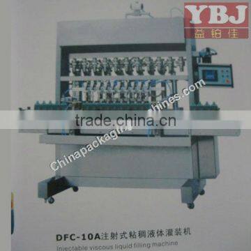 Injectable viscous automatic liquid filling machine