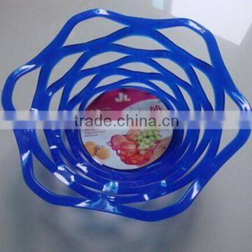 Transparent Plastic Round Vegetable Basket