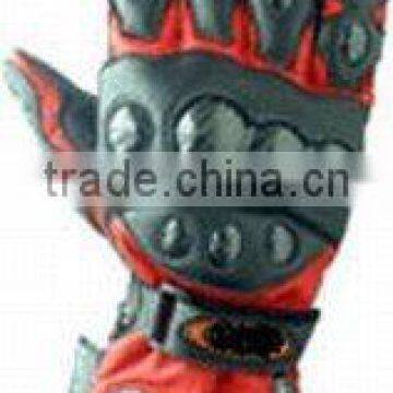 Leather Motorbike Racing Gloves