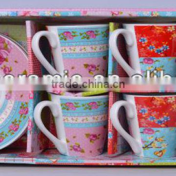 Ceramic Tea Cup and Saucer