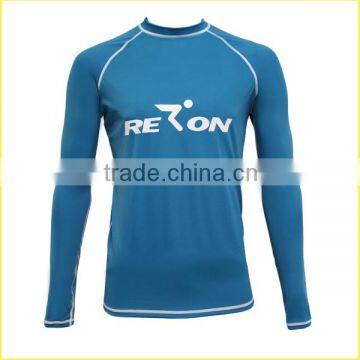 high quality lycra rash guard custom logo