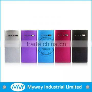 Hot selling external portable mobile power bank 5600mah