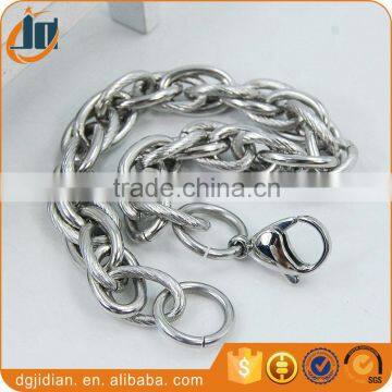 Stainless Steel Cuban Link Bracelets Bangles Gold Plated Customize Bracelets photo-6