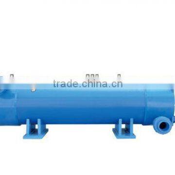 Large molded PVC shell tube swimming pool spiral titanium heat exchanger