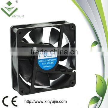 12v 24v 48v 12038 120x120x38mmm 3000rpm high flow dc fan with CE RoHS certificate