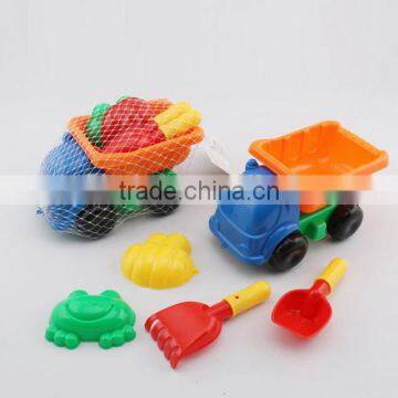 Summer funny beach car sand molds kids toys (5 PCS)