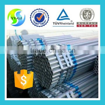 Famous galvanized steel pipe 4 inch,A53A thin wall welded steel pipe