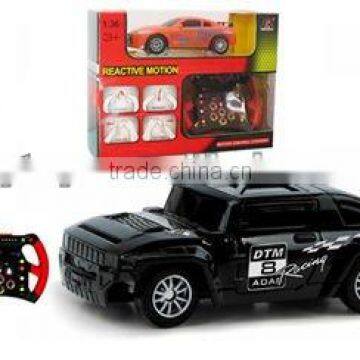 1:36 4channels Motorsensor RC car IR car mini car make in China hot cheap new 2012