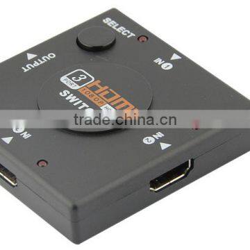 High performance up to 2.5Gbps 3 input 1 outputs switch box without DC power