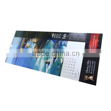 Custom long cane wall scroll calendar